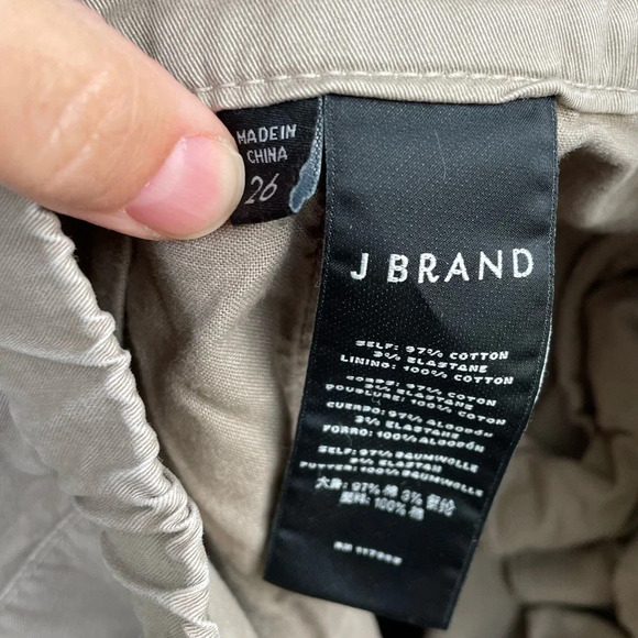 J Brand Eugene cotton-blend twill tapered cargo pants, size 26 - Picture 11 of 12